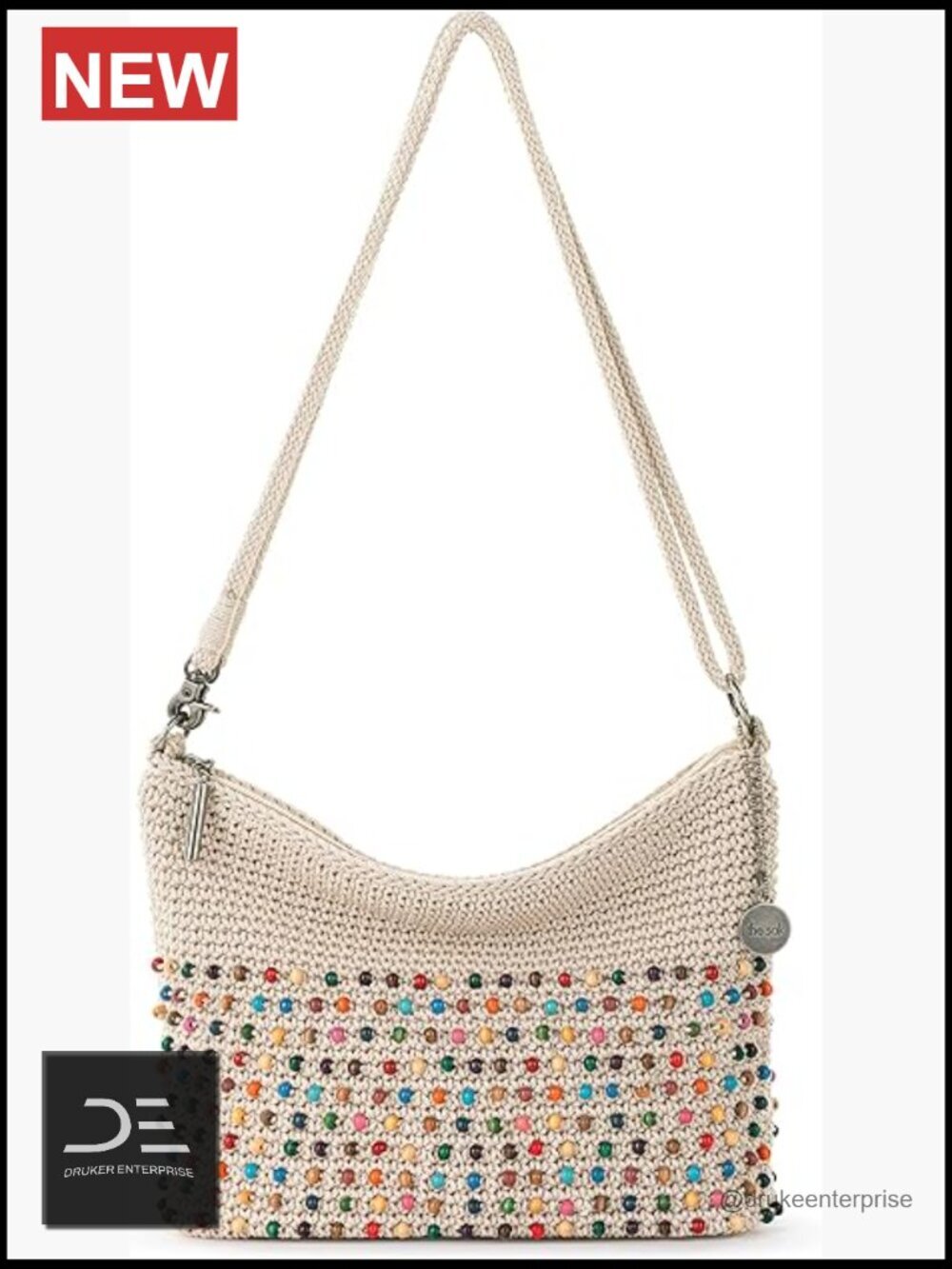 Hand-Crochet 3-in-1 Crossbody Purse - Convertible Satchel